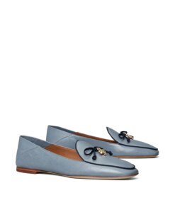 Tory Burch Logo Charm Collapsible Loafer