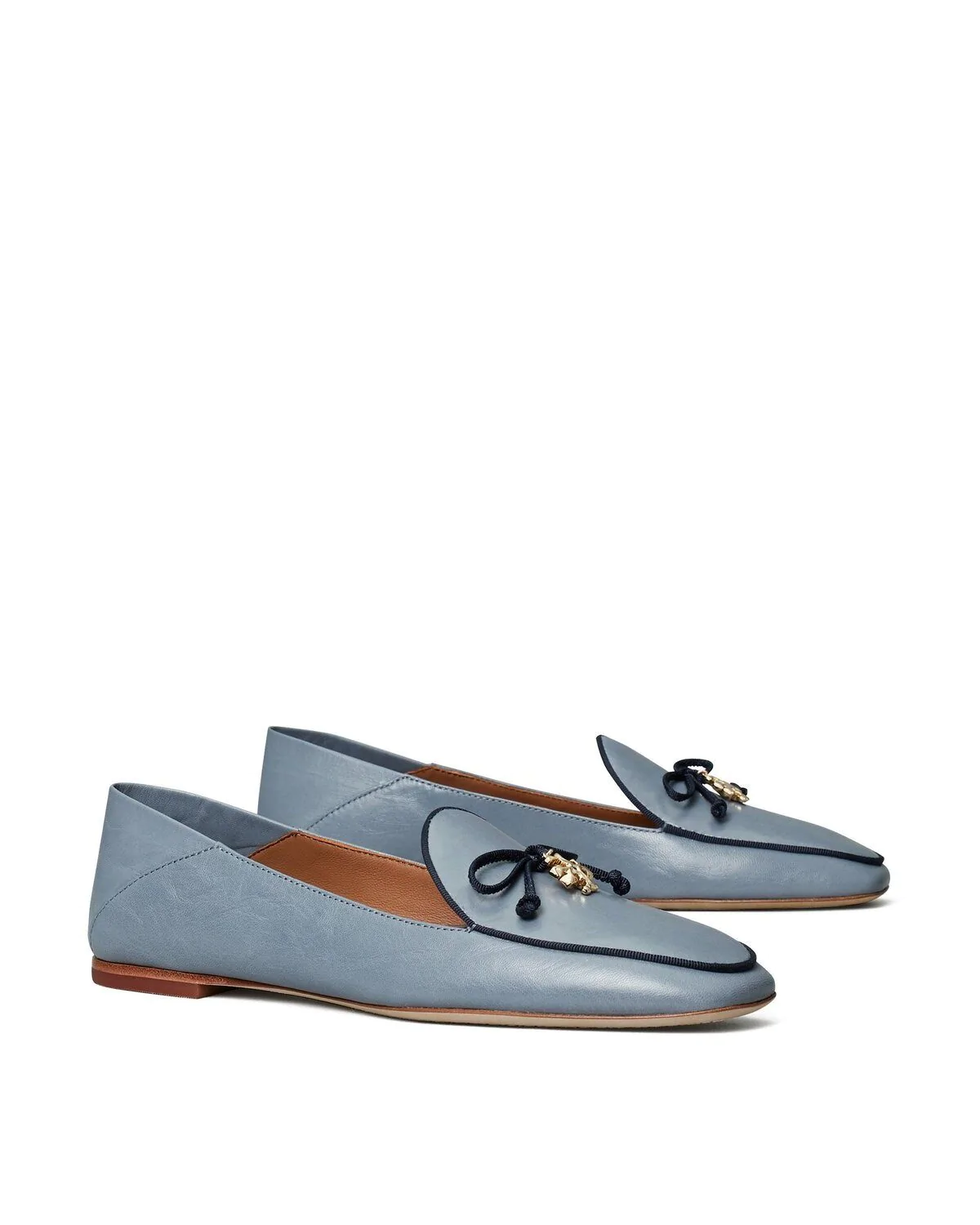 Tory Burch Logo Charm Collapsible Loafer
