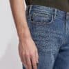 Emporio Armani Slim-Fit J06 Jeans In Distressed Denim