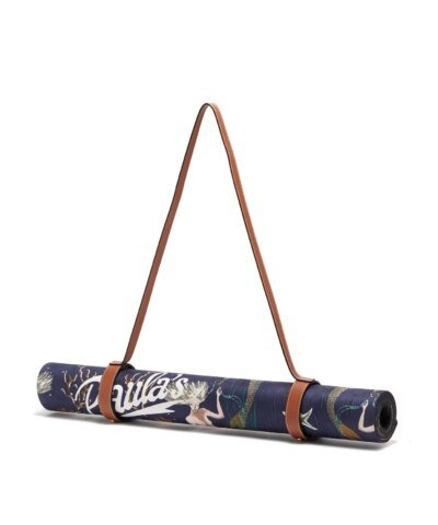 Loewe + Paula's Ibiza Microfibre Yoga Mat and Leather Carrying Strap