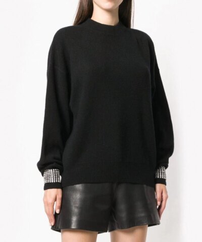Alexander Wang Crystal Embellished Sweater
