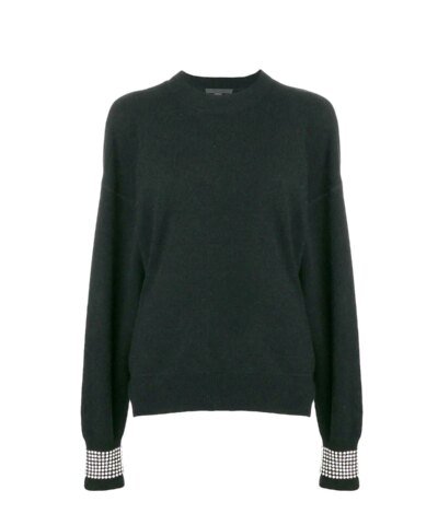 Alexander Wang Crystal Embellished Sweater