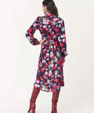 DVF Carla Two Silk Crepe De Chine Wrap Dress