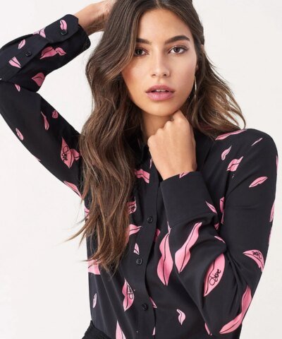 DVF Samson Silk Crepe De Chine Shirt