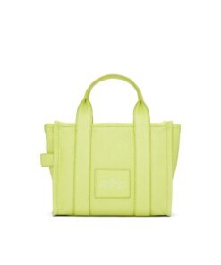 Marc Jacobs Lime Green The Leather Mini Tote Bag
