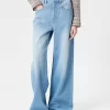 Isabel Marant Lemony High-Rise Flared Jeans