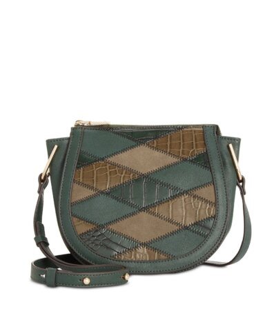 INC International Rilie Patchwork Saddle Crossbody