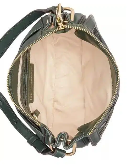 INC International Rilie Patchwork Saddle Crossbody