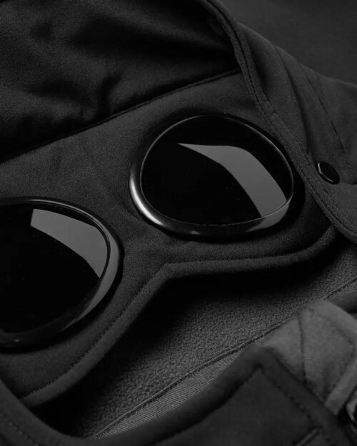 C.P. Company Soft Shell Goggle Jacket, Black