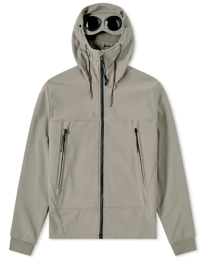 C.P. Company Soft Shell Goggle Jacket. Grey