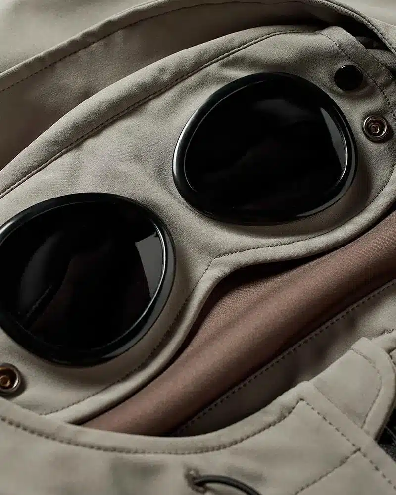 C.P. Company Soft Shell Goggle Jacket. Grey