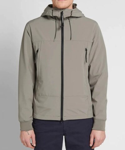 C.P. Company Soft Shell Goggle Jacket. Grey