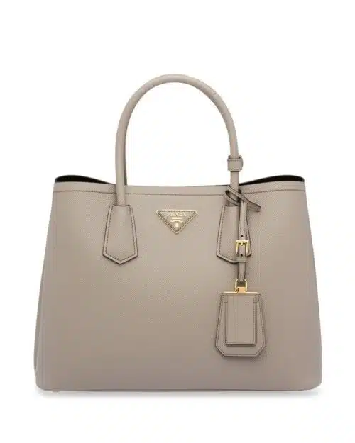 Prada Double Bag Large, Grey