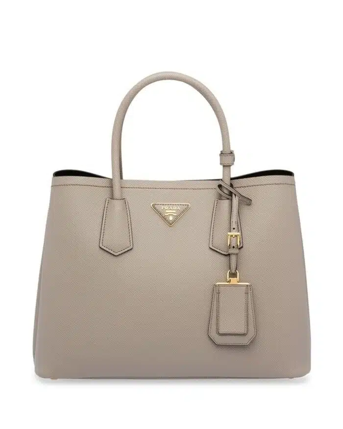 Prada Double Bag Large, Grey