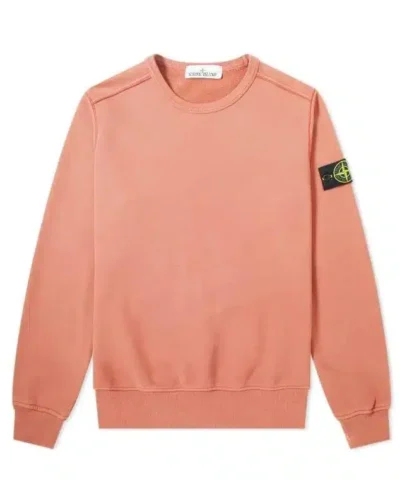 Stone Island Garment Dyed Crew Sweatshirts