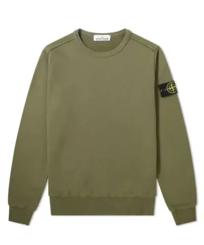 Stone Island Garment Dyed Crew Sweatshirts