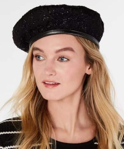 INC International Concepts Sparkle Beret Hat