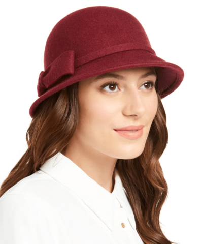 INC International Concepts Modern Bow Cloche Hat
