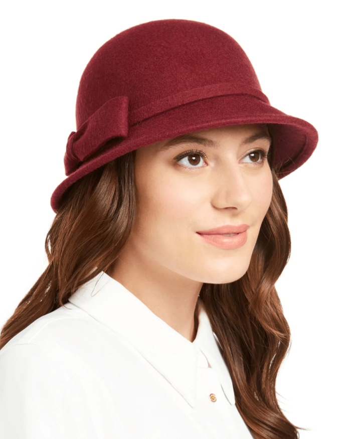 INC International Concepts Modern Bow Cloche Hat