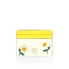 Tory Burch Robinson Floral-Embroidered Cardholder