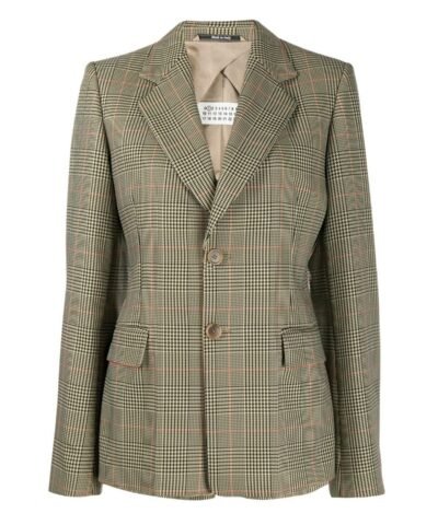 Maison Margiela Check Print Blazer