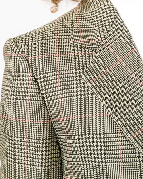 Maison Margiela Check Print Blazer