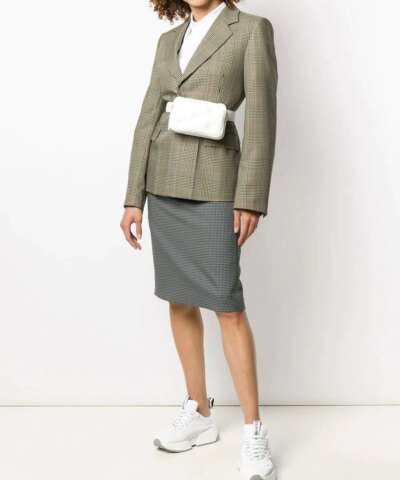 Maison Margiela Check Print Blazer