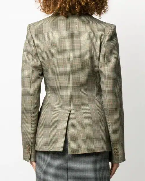 Maison Margiela Check Print Blazer