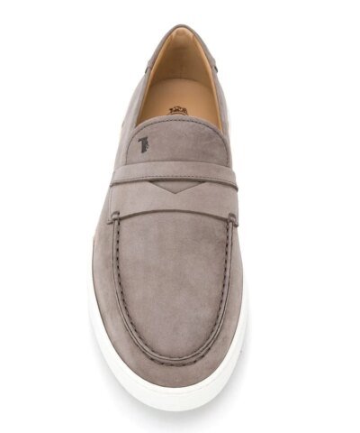 Tod's Contrasting Sole Penny Loafers