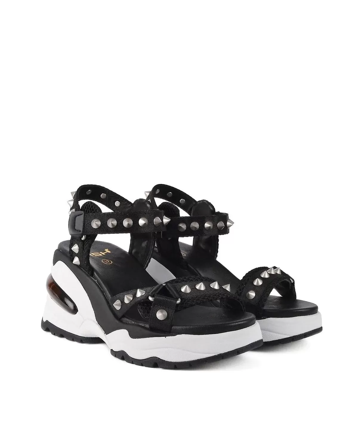 Ash DEAN Black Wedge Trainer Sandals