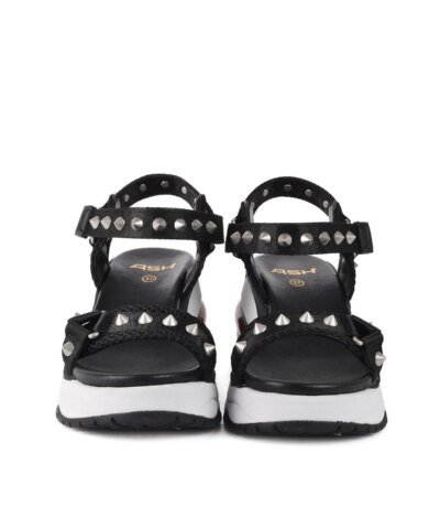 Ash DEAN Black Wedge Trainer Sandals