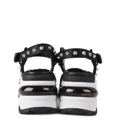 Ash DEAN Black Wedge Trainer Sandals