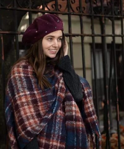 INC International Concepts Jewel-Embellished Beret Hat, Purple