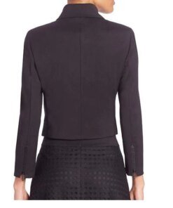 Akris Punto Cotton Techno Asymmetrical Zip Jacket