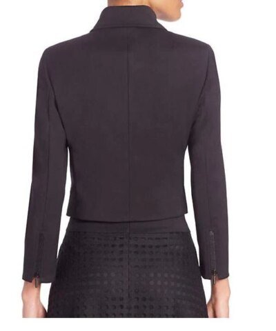 Akris Punto Cotton Techno Asymmetrical Zip Jacket