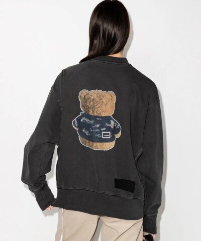 We11done Teddy Cotton Sweatshirt