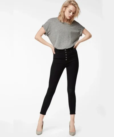 J Brand Lillie High-Rise Cropped Skinny In Photo Ready HD Vesper