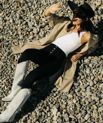 J Brand Lillie High-Rise Cropped Skinny In Photo Ready HD Vesper