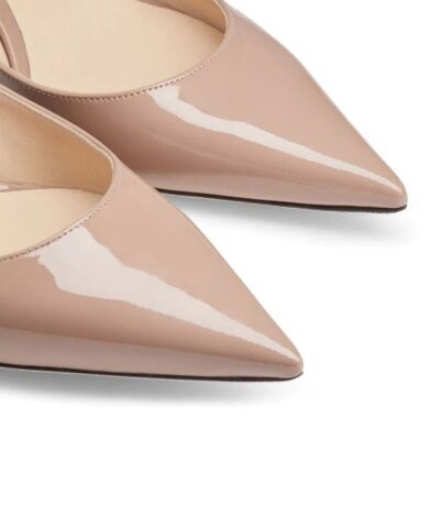 Jimmy Choo Bing 65 Ballet Pink Patent Pump