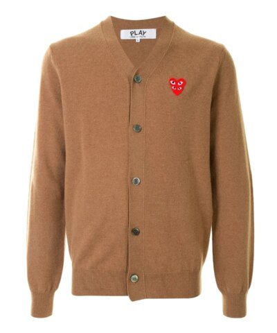Comme Des Garçons Play Logo-Embellished Cardigan