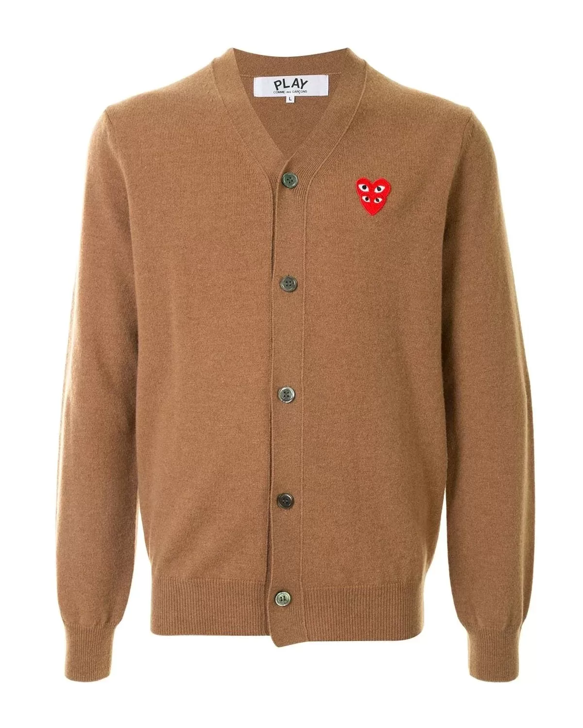 Comme Des Garçons Play Logo-Embellished Cardigan