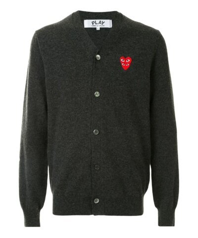 Comme Des Garçons Play Logo-Embellished Cardigan