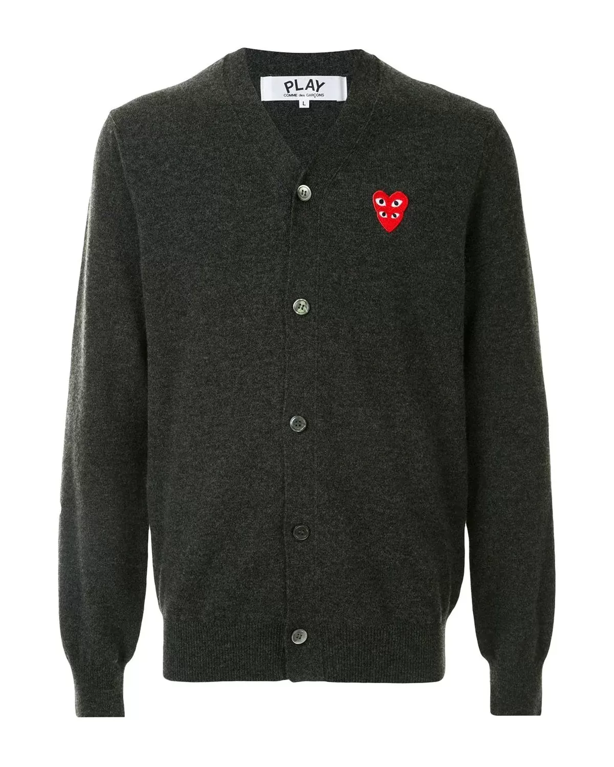 Comme Des Garçons Play Logo-Embellished Cardigan