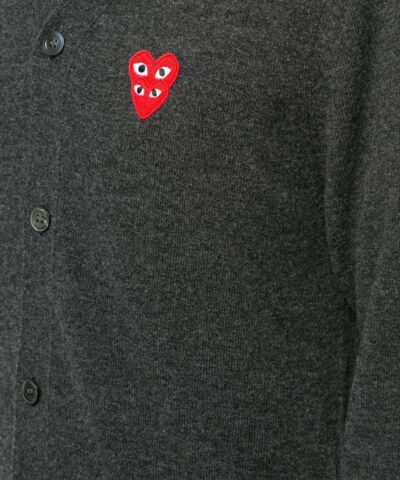 Comme Des Garçons Play Logo-Embellished Cardigan