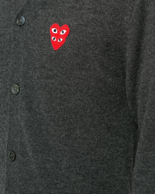 Comme Des Garçons Play Logo-Embellished Cardigan