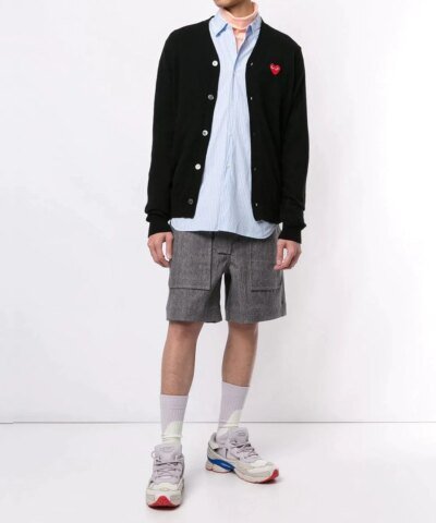 Comme Des Garçons Play Logo-Embellished Cardigan