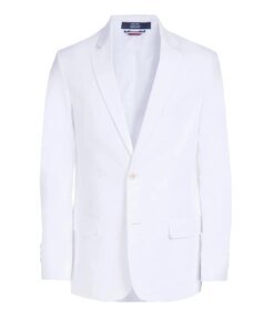 Tommy Hilfiger Big Boys Stretch White Twill Suit Jacket