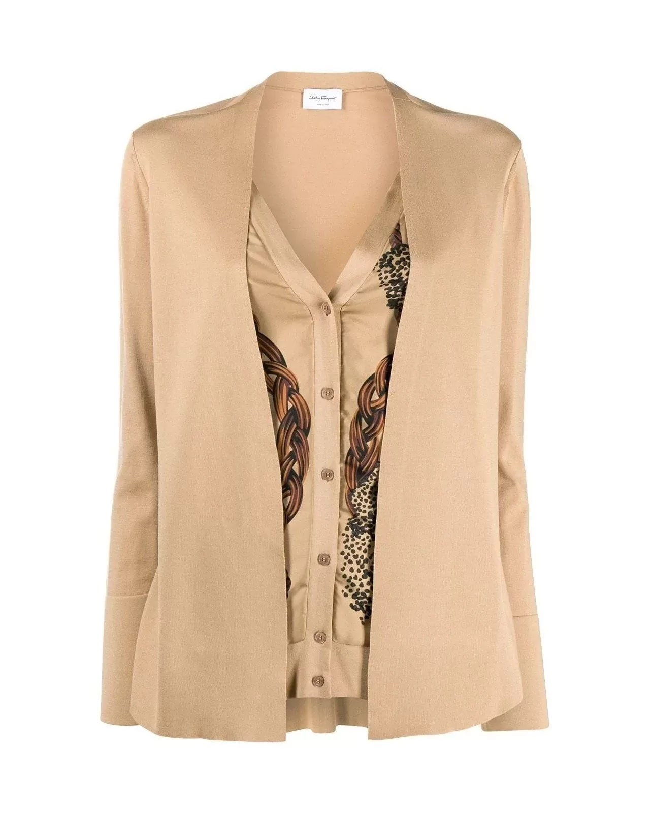 Salvatore Ferragamo Layered Cardigan