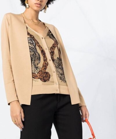 Salvatore Ferragamo Layered Cardigan