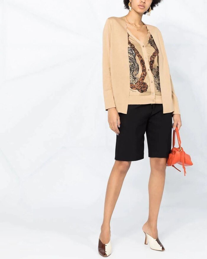 Salvatore Ferragamo Layered Cardigan